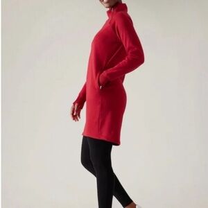 Athleta Cozy Karma Mock Neck Dress Sz XS NWT